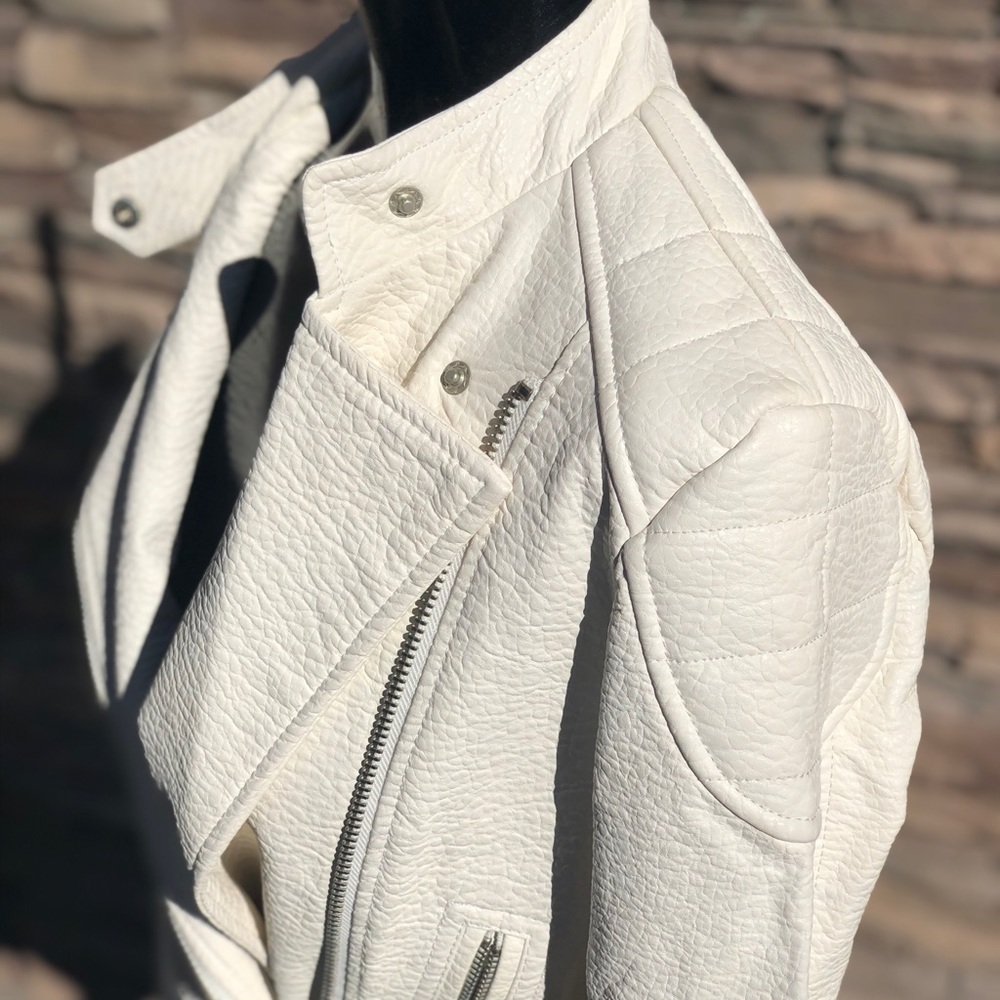 White Biker Jacket - image 2